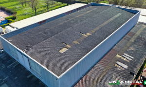 Stato di degrado di coperture in amianto