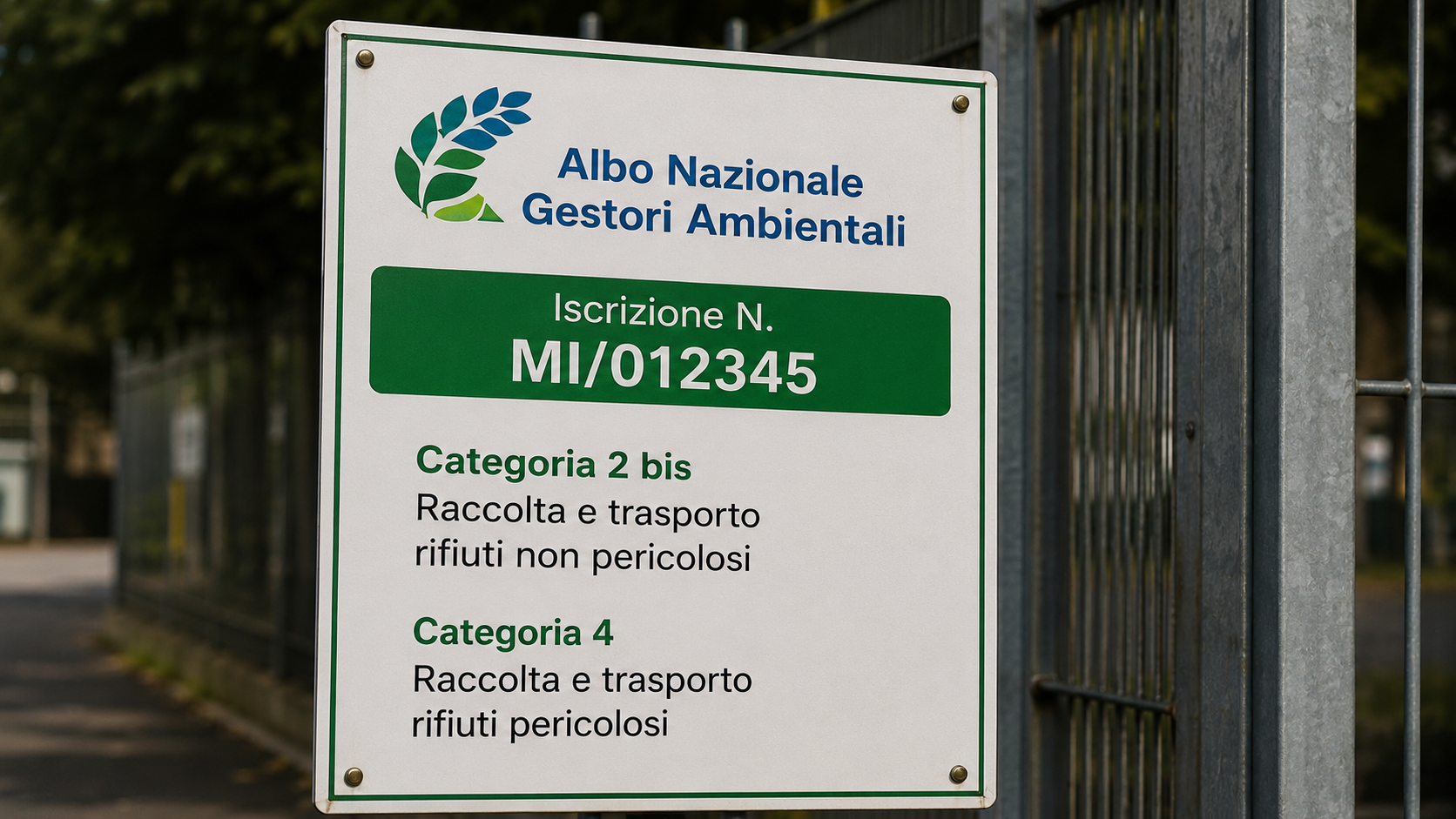 Albo nazionale gestori ambientali