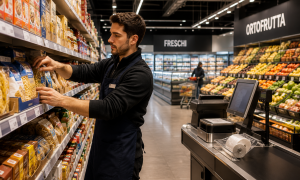 Formazione specifica per lavoratori del settore del commercio: addetti ad un supermercato alimentare - magazzino riordino Sala, banco servito, cassa.